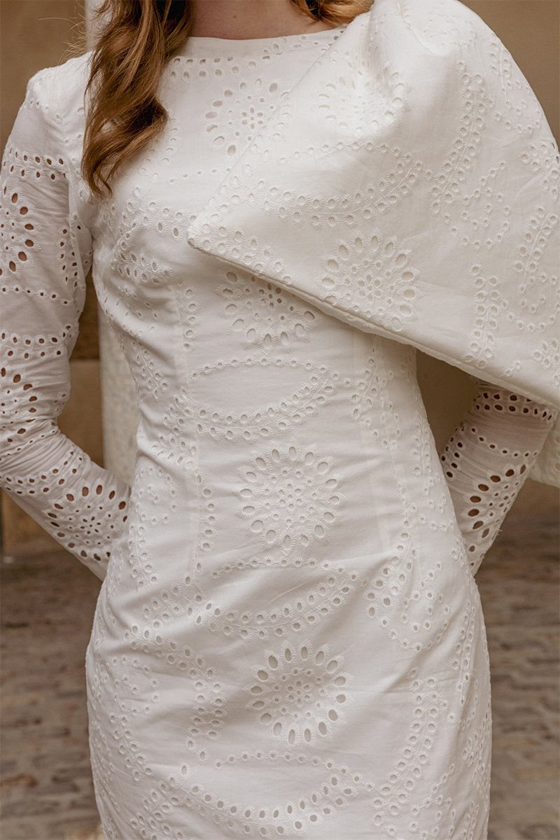 Vestido Libra perforado - Imagen 3