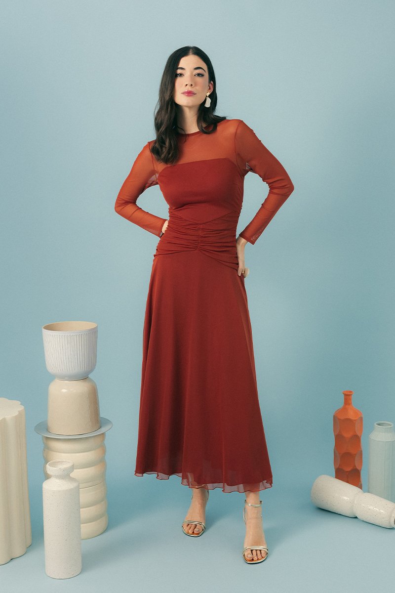 Vestido Terracota - Imagen 3