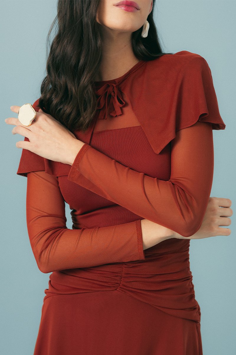 Vestido Terracota - Imagen 5